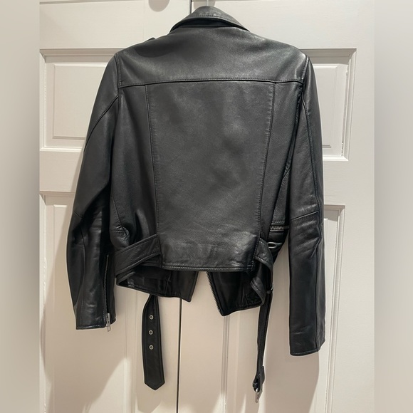 Allsaints Balfern Leather Biker Jacket - Picture 7 of 10